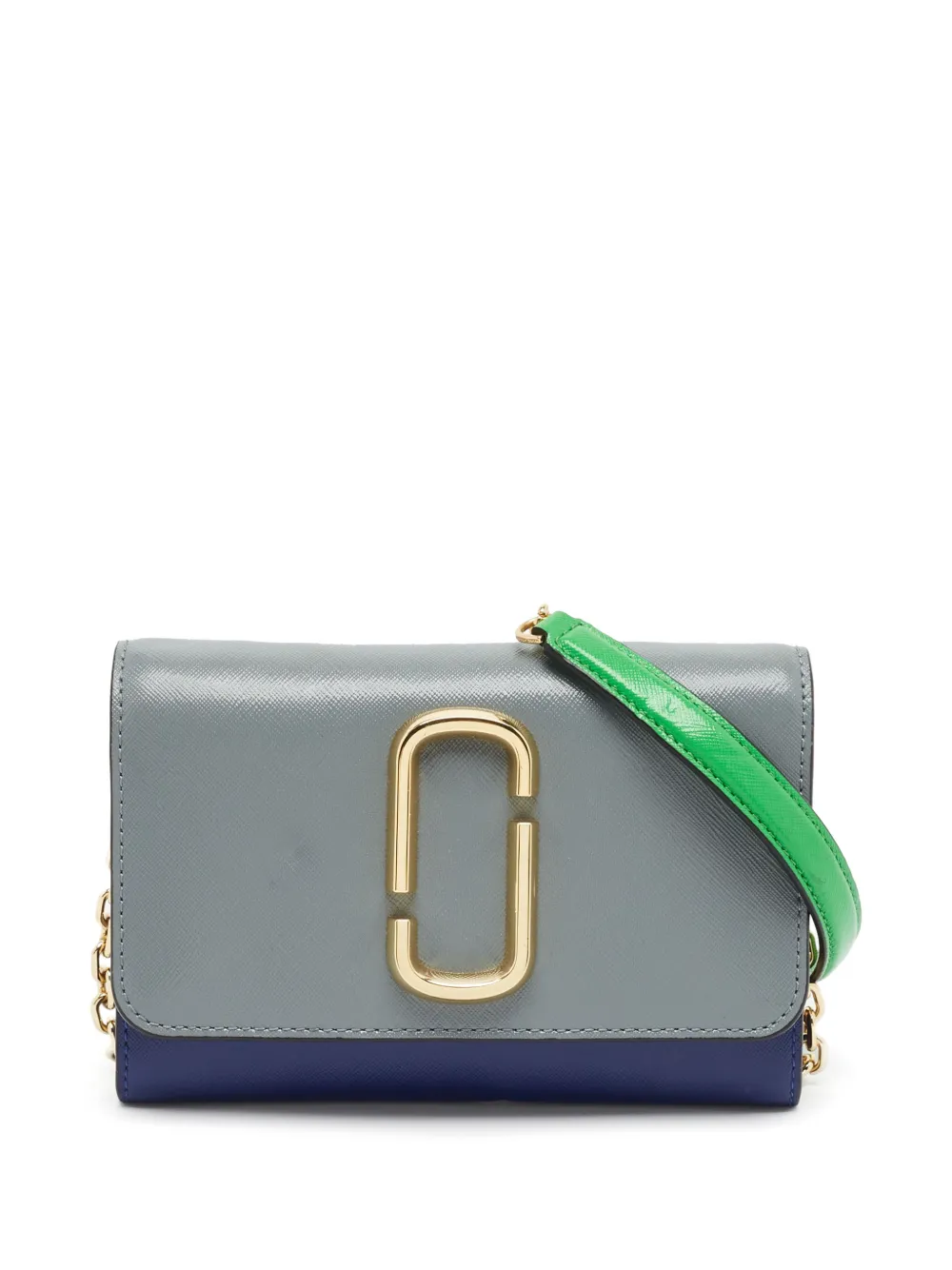 Marc Jacobs Snapshot tri-colour mini crossbody bag - Grigio