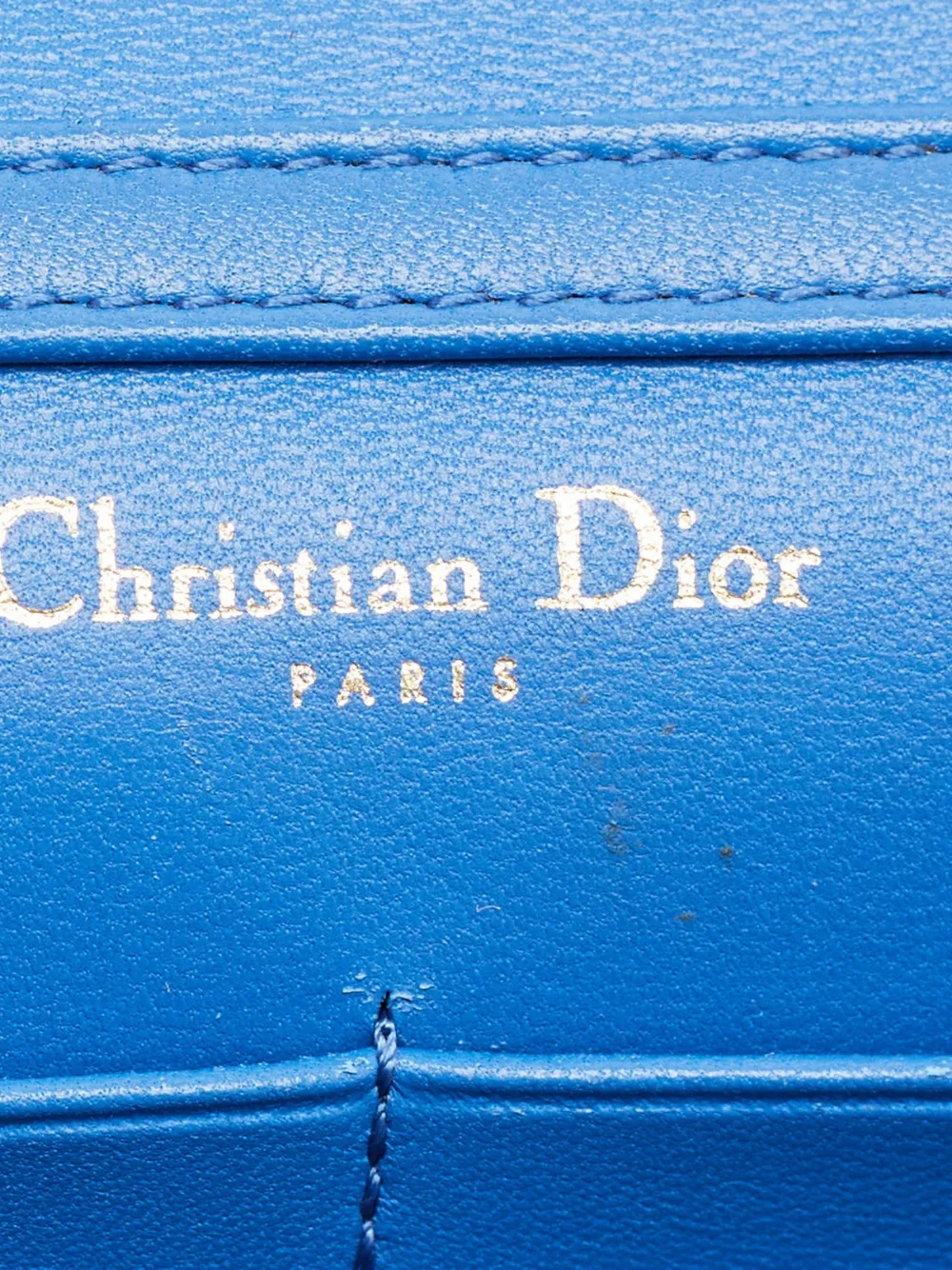 Christian Dior Pre-Owned 2016 ディオラマ カナージュ レザー財布