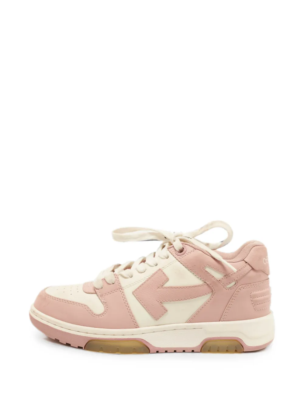 Off-White Pre-Owned Out Of Office arrow-patch sneakers - Rosa