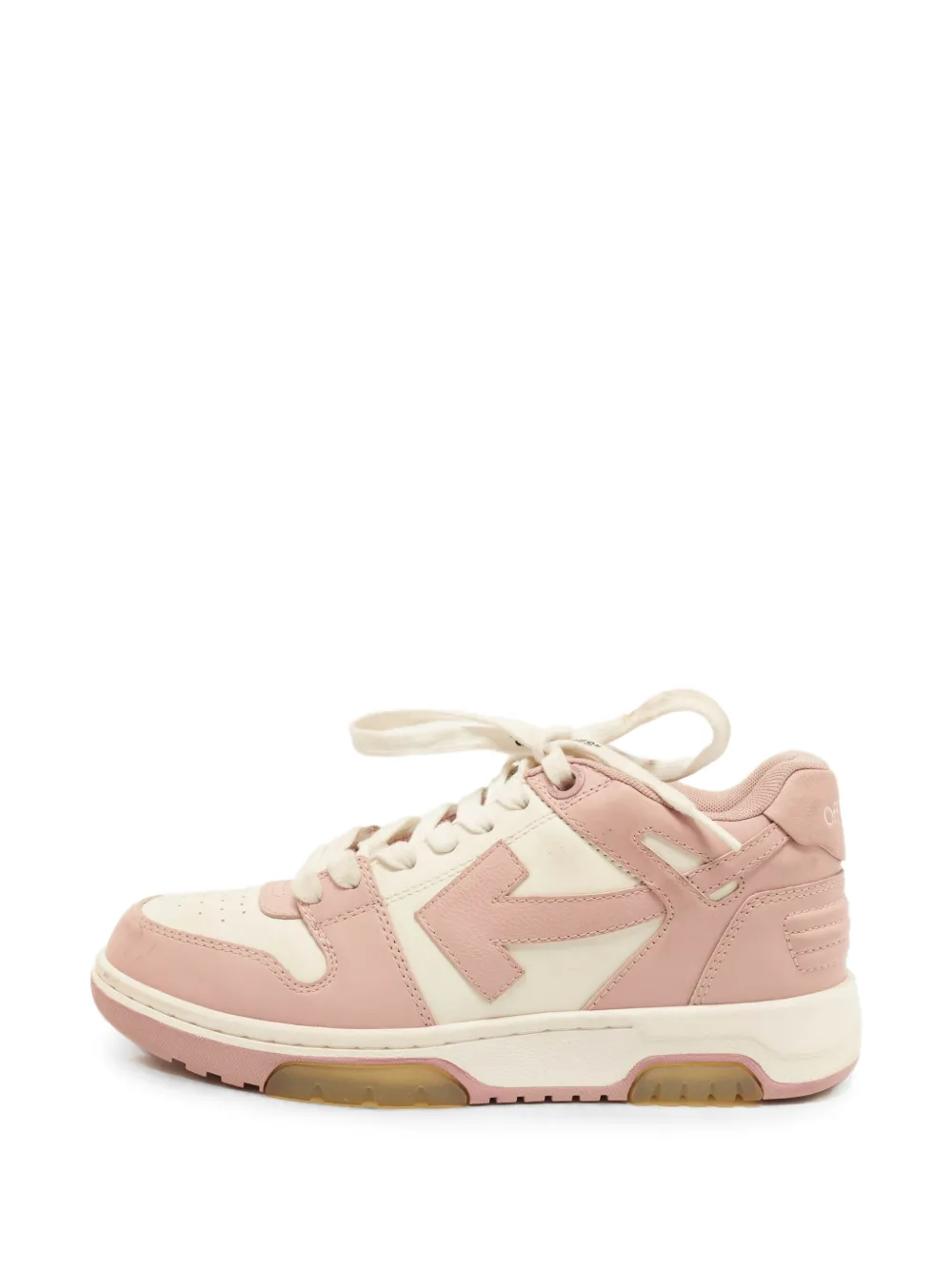 Off-White Pre-Owned Out Of Office arrow-patch sneakers - Rosa