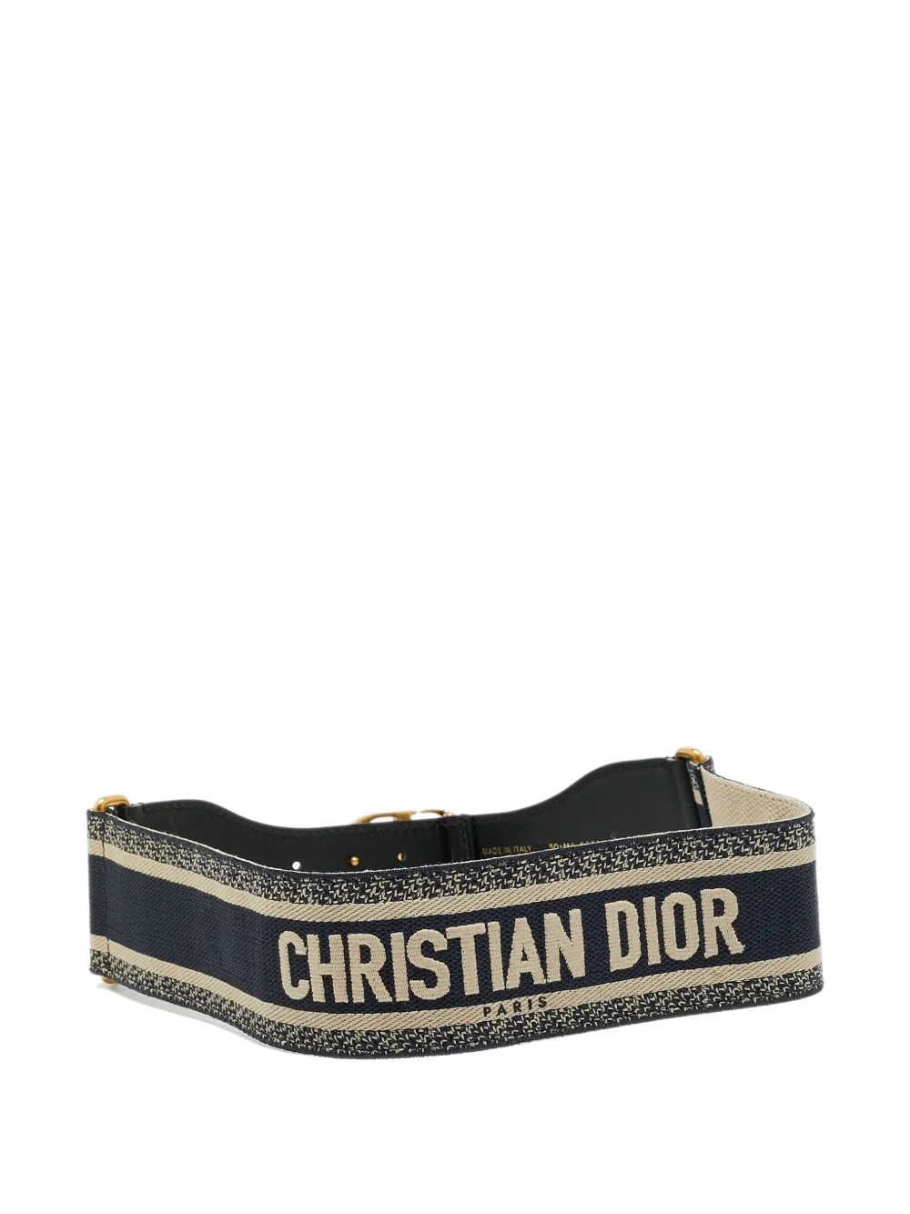 Christian Dior Pre-Owned 2021 logo-buckle belt - Blu