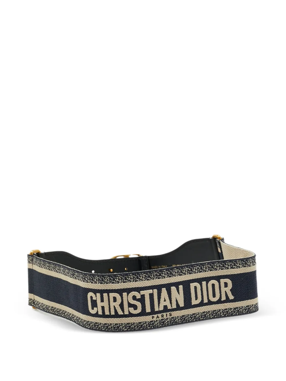 Christian Dior Pre-Owned 2021 logo-buckle belt - Blue