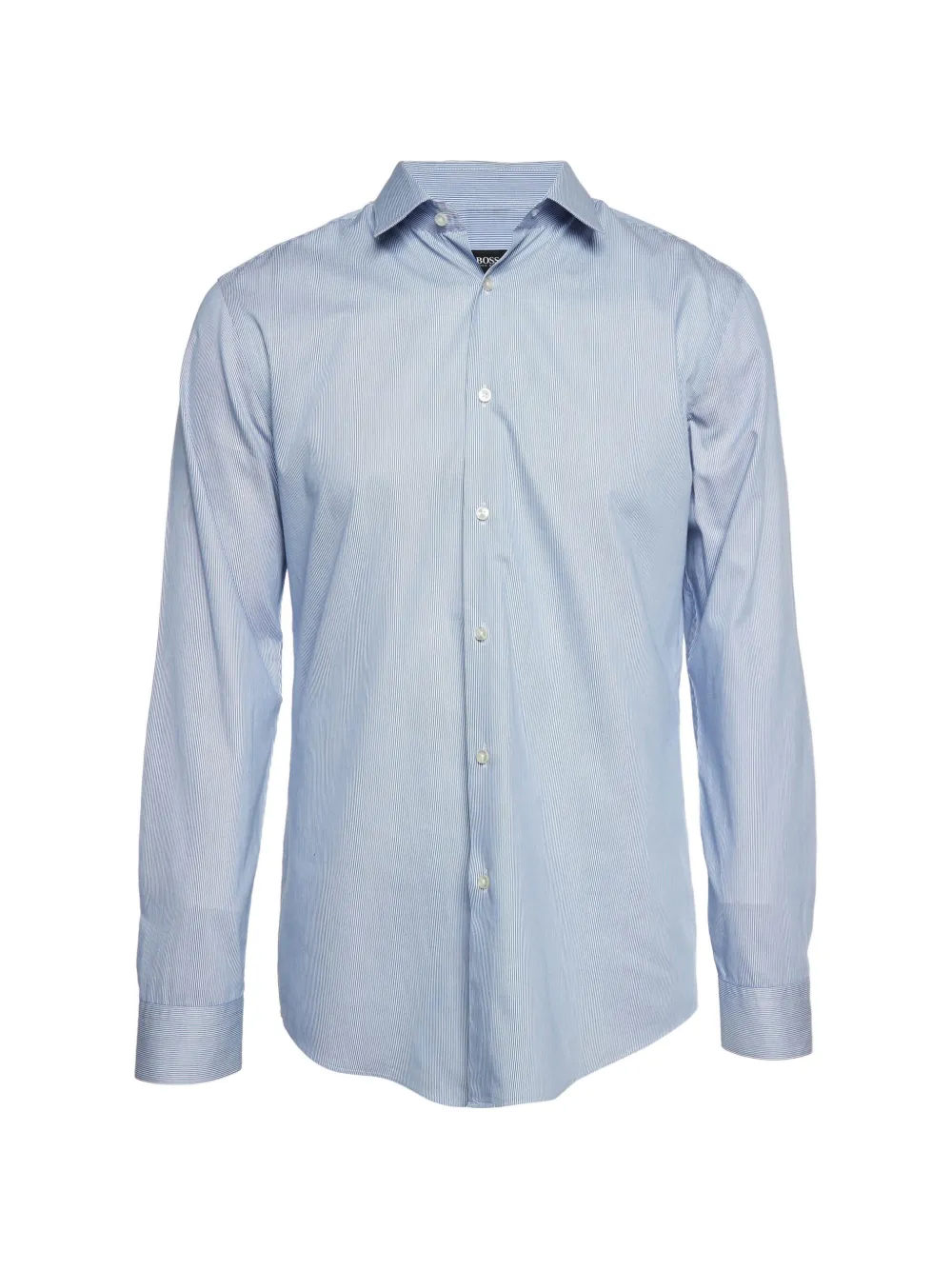 BOSS Isko cotton shirt - Blu