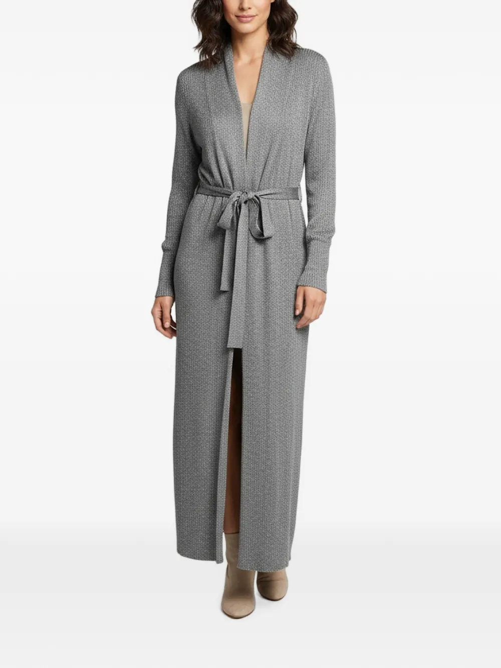 Balenciaga Pre-Owned knitted maxi dress - Grigio