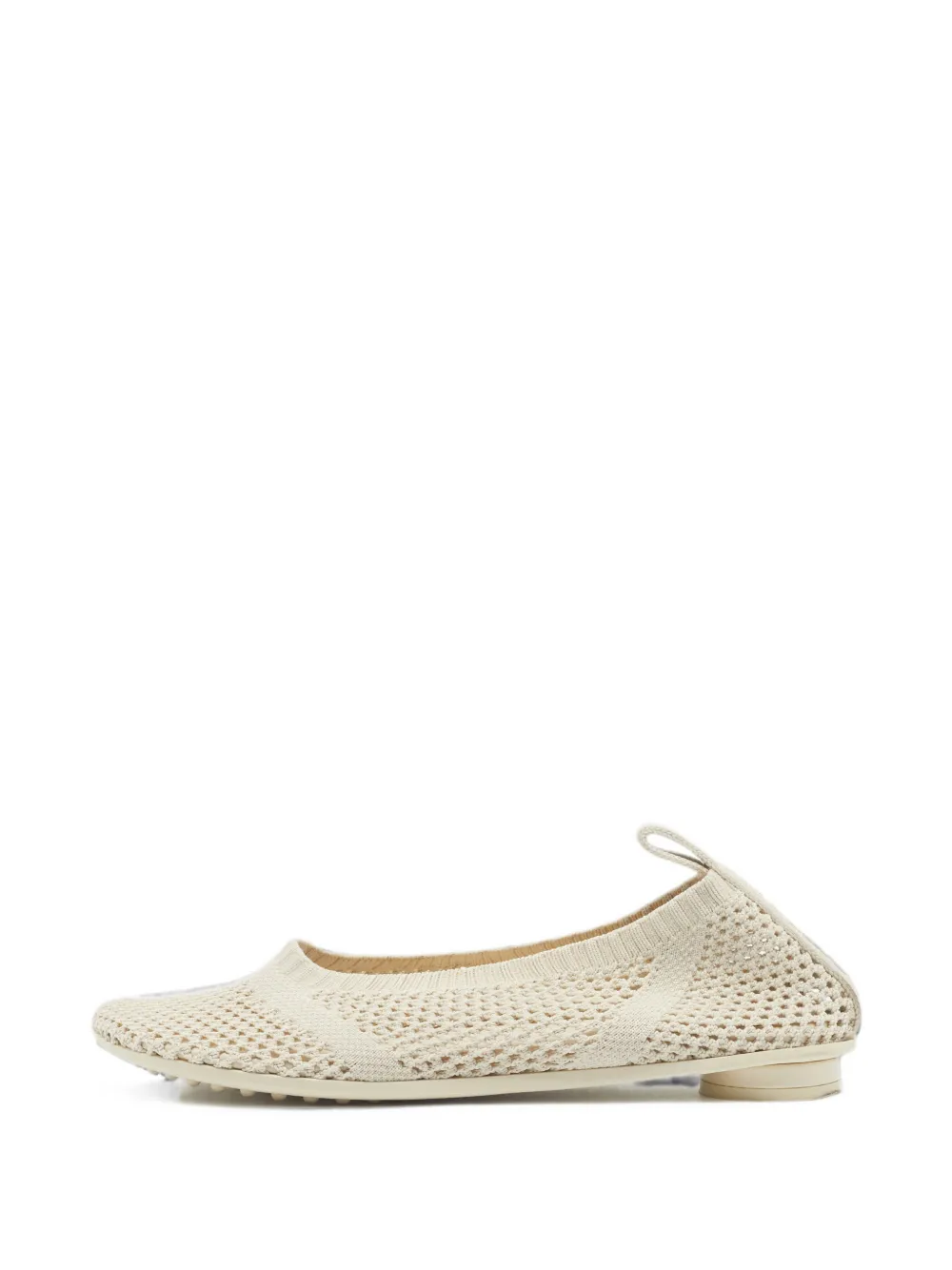 Bottega Veneta Pre-Owned Atomic mesh ballet flats - Grau
