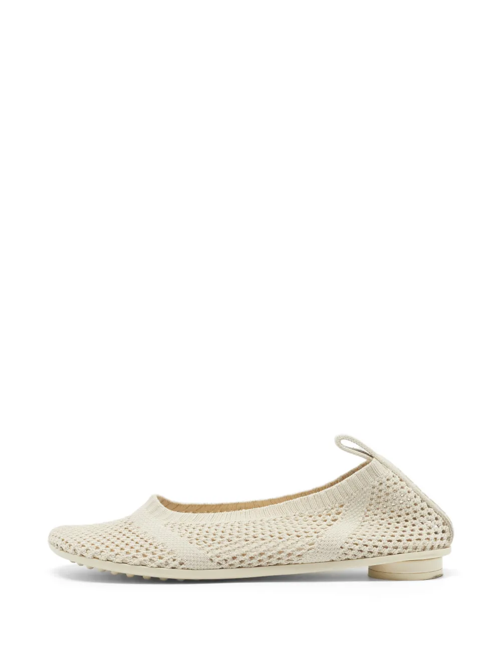 Bottega Veneta Pre-Owned Atomic mesh ballet flats - Grau