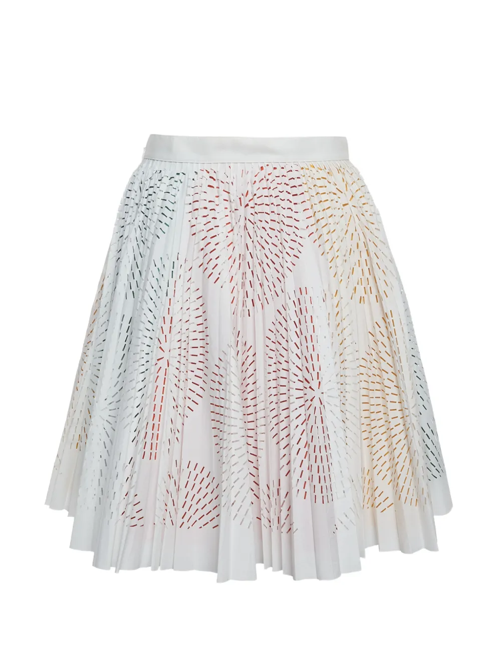 Alaïa Pre-Owned pleated mini skirt - Weiß
