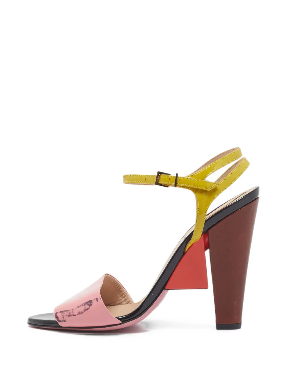 Fendi Pre-Owned ankle-strap patent leather sandals - Rosa