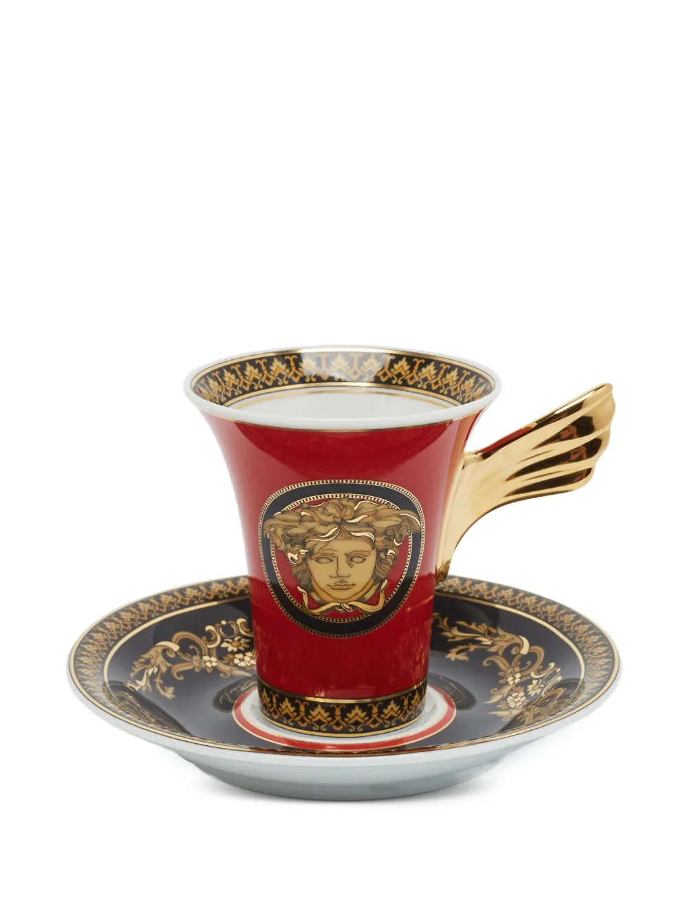 Versace Pre-Owned Medusa Ikarus cup and saucer - Red