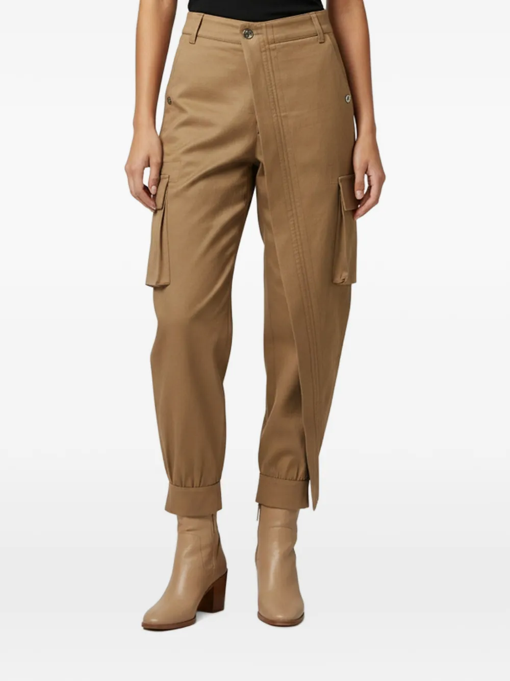 Louis Vuitton Pre-Owned gabardine zip-hem cargo pants - Toni neutri