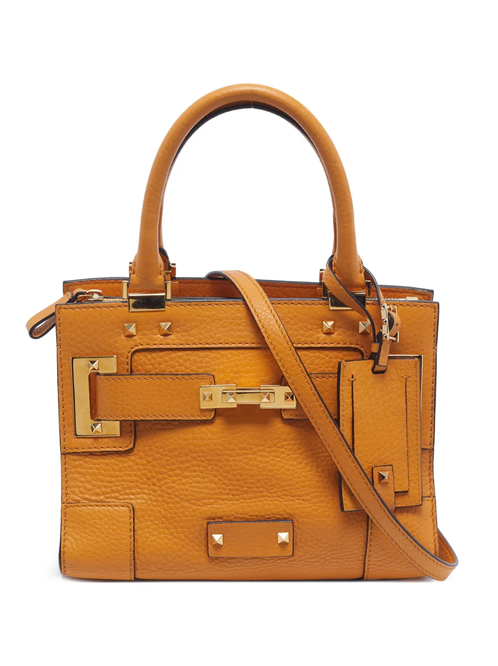 Valentino Garavani Pre-Owned My Rockstud leather tote bag - Giallo