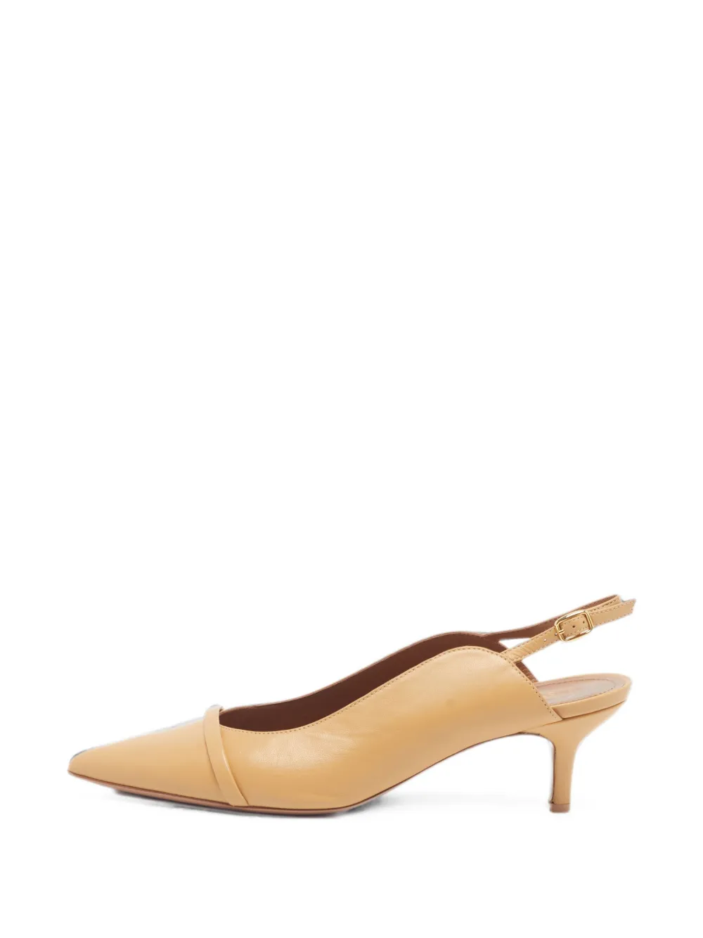 Malone Souliers Marion leather heeled pumps - Braun