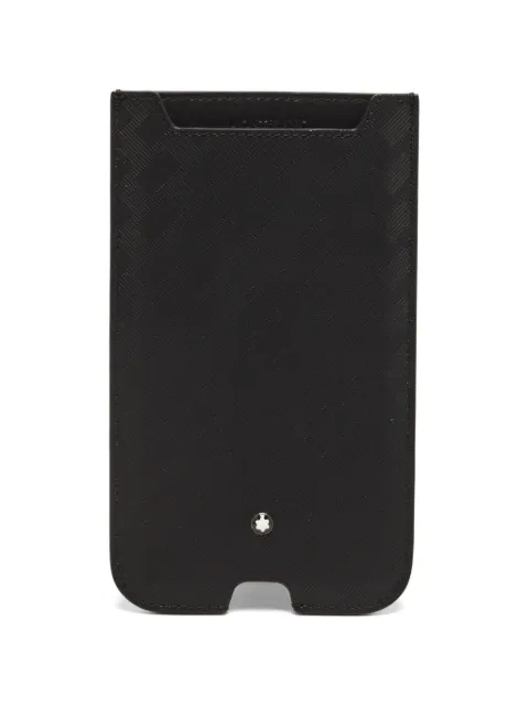 Montblanc Extreme 3.0 textured leather phone pouch