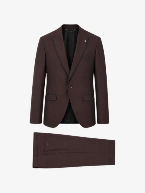 ROBERTO VINCENTI textured single-breasted suit