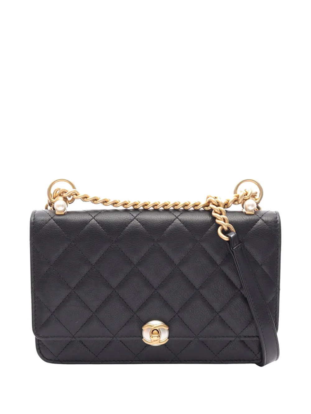 CHANEL Pre-Owned Borsa a tracolla trapuntata CC 2019 - Nero