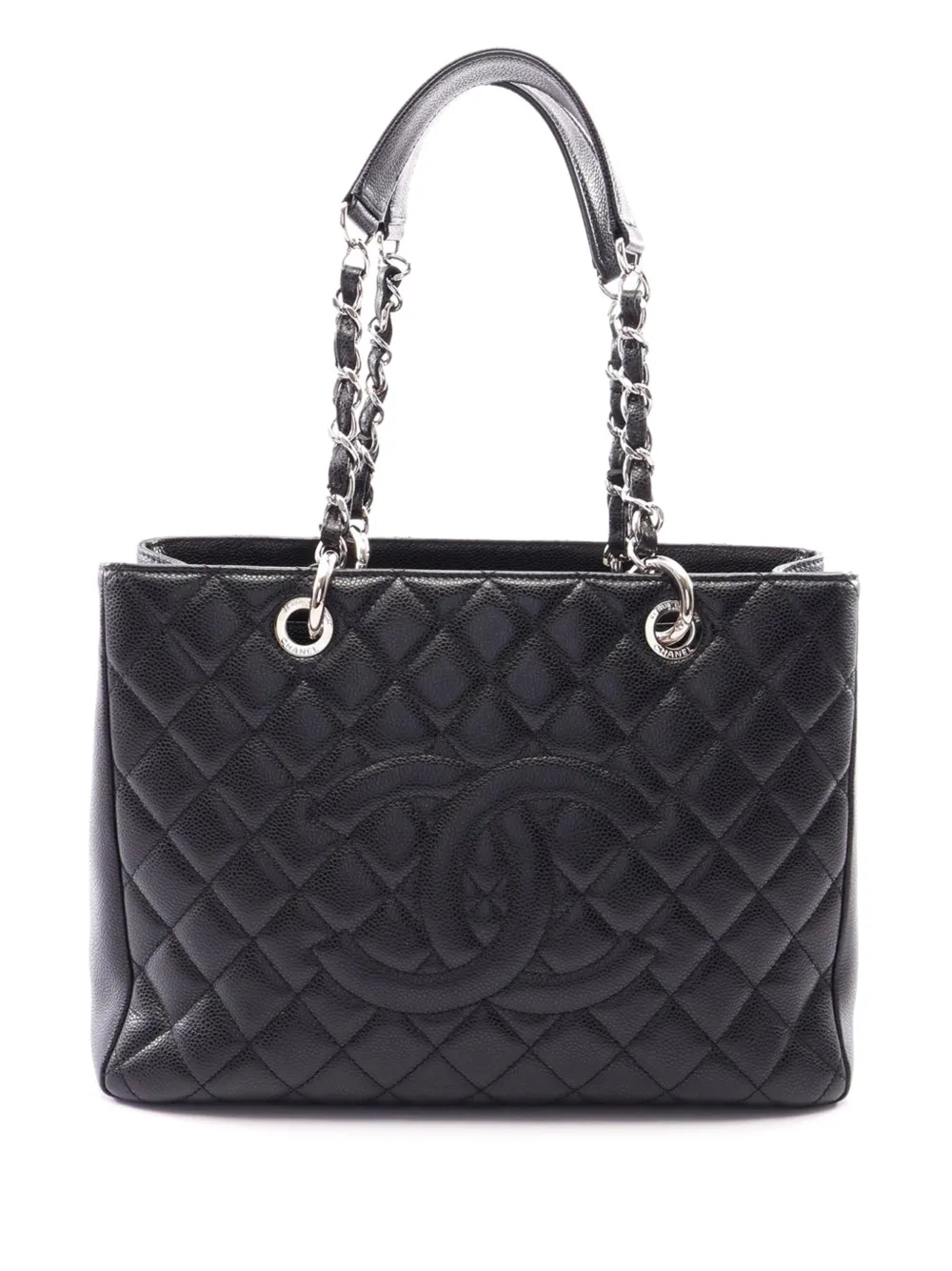 CHANEL Pre-Owned Borsa tote Grand Shopping in pelle Caviar 2010-2011 - Nero