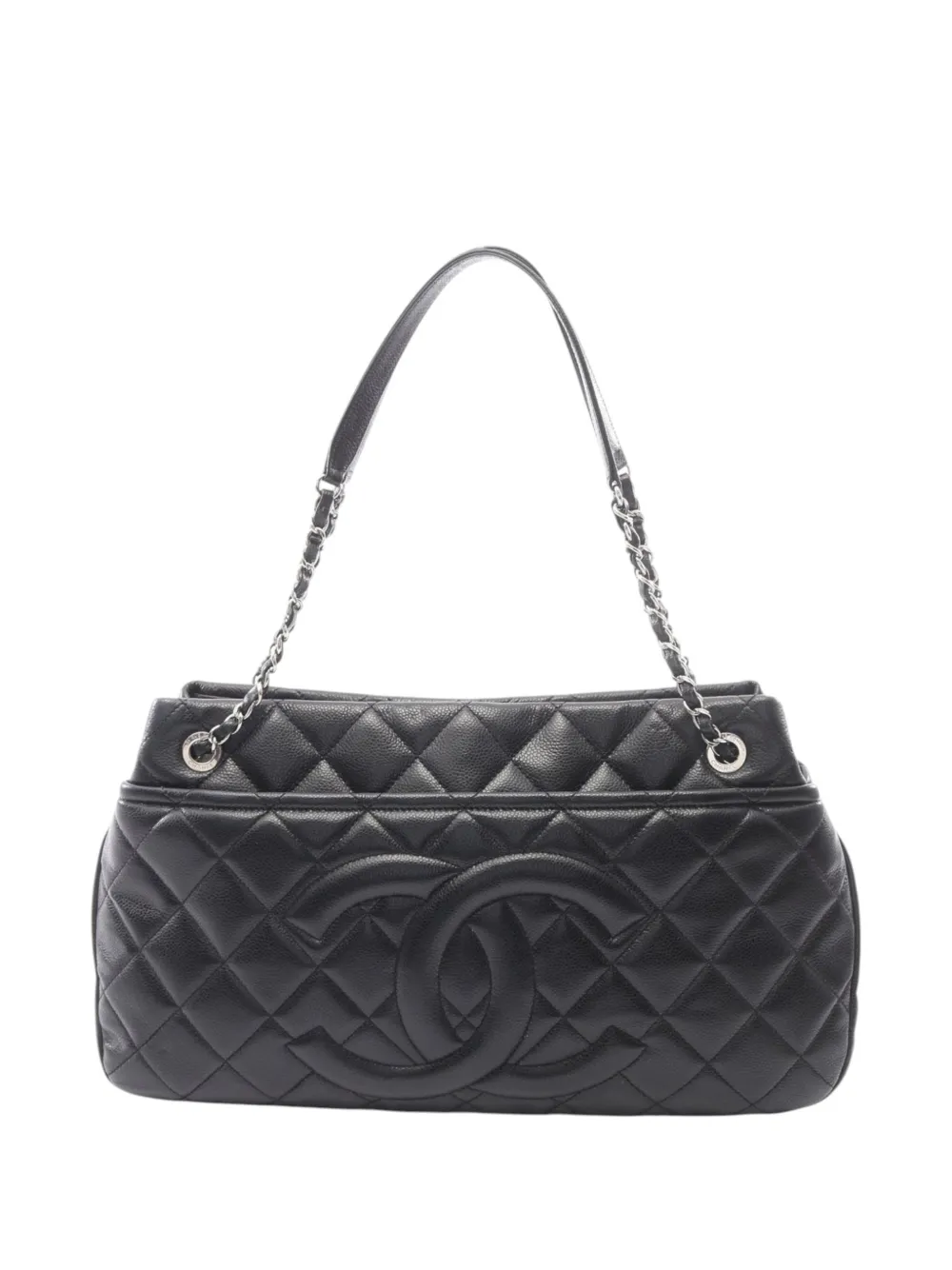 CHANEL Pre-Owned Borsa tote CC Timeless Caviar Soft Shopper 2013-2014 - Nero