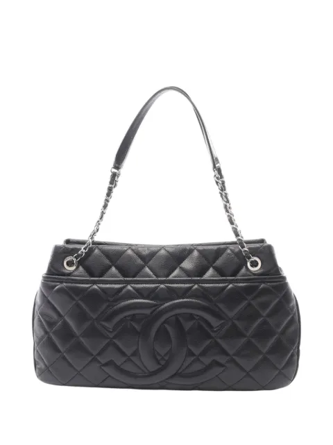 CHANEL Pre-Owned tote Timeless Soft de piel caviar con logo CC 2013-2014