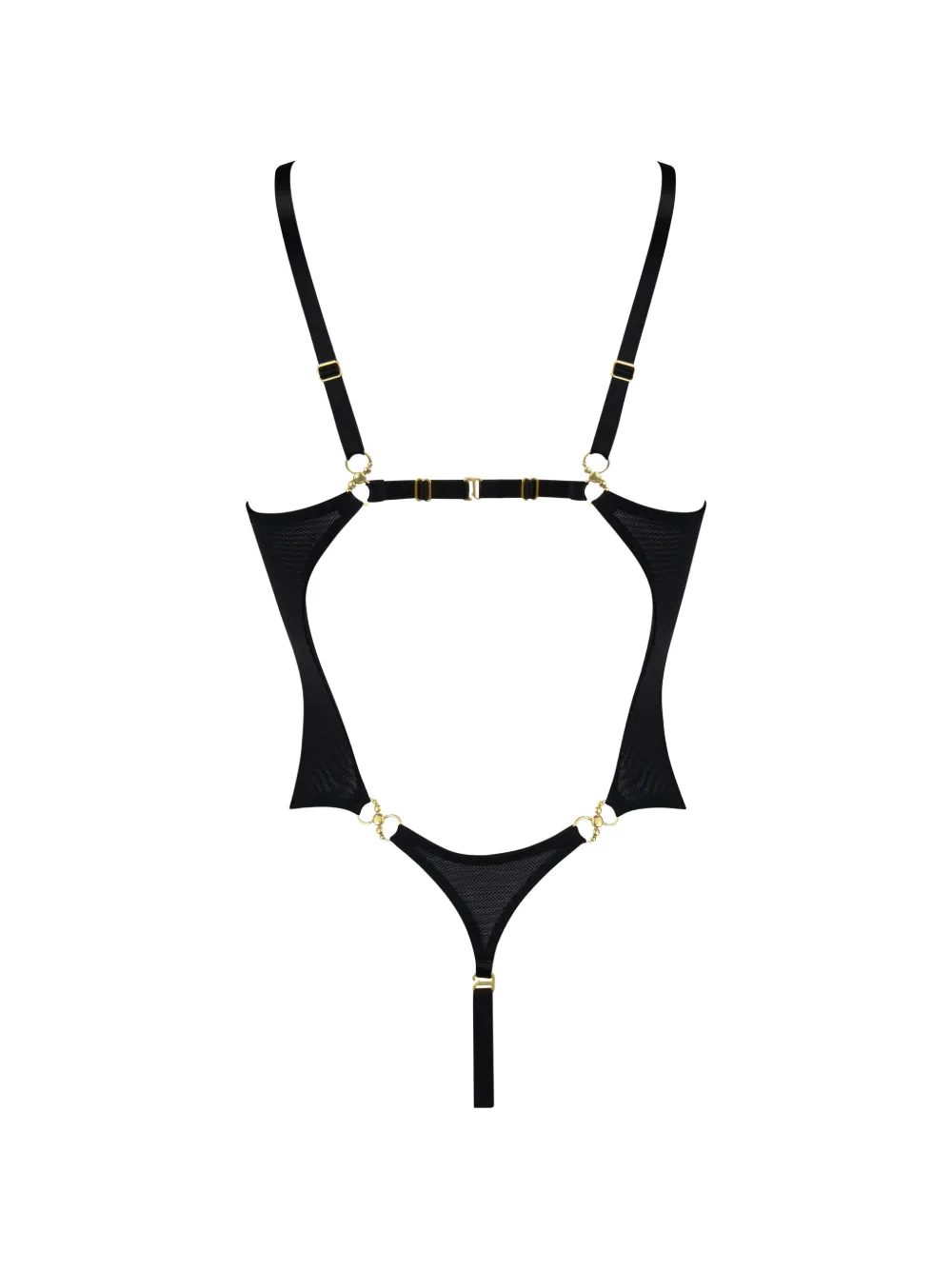 Bordelle Neda body met zachte cup Zwart