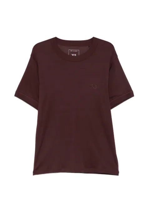 Y-3 camiseta slim con logo estampado