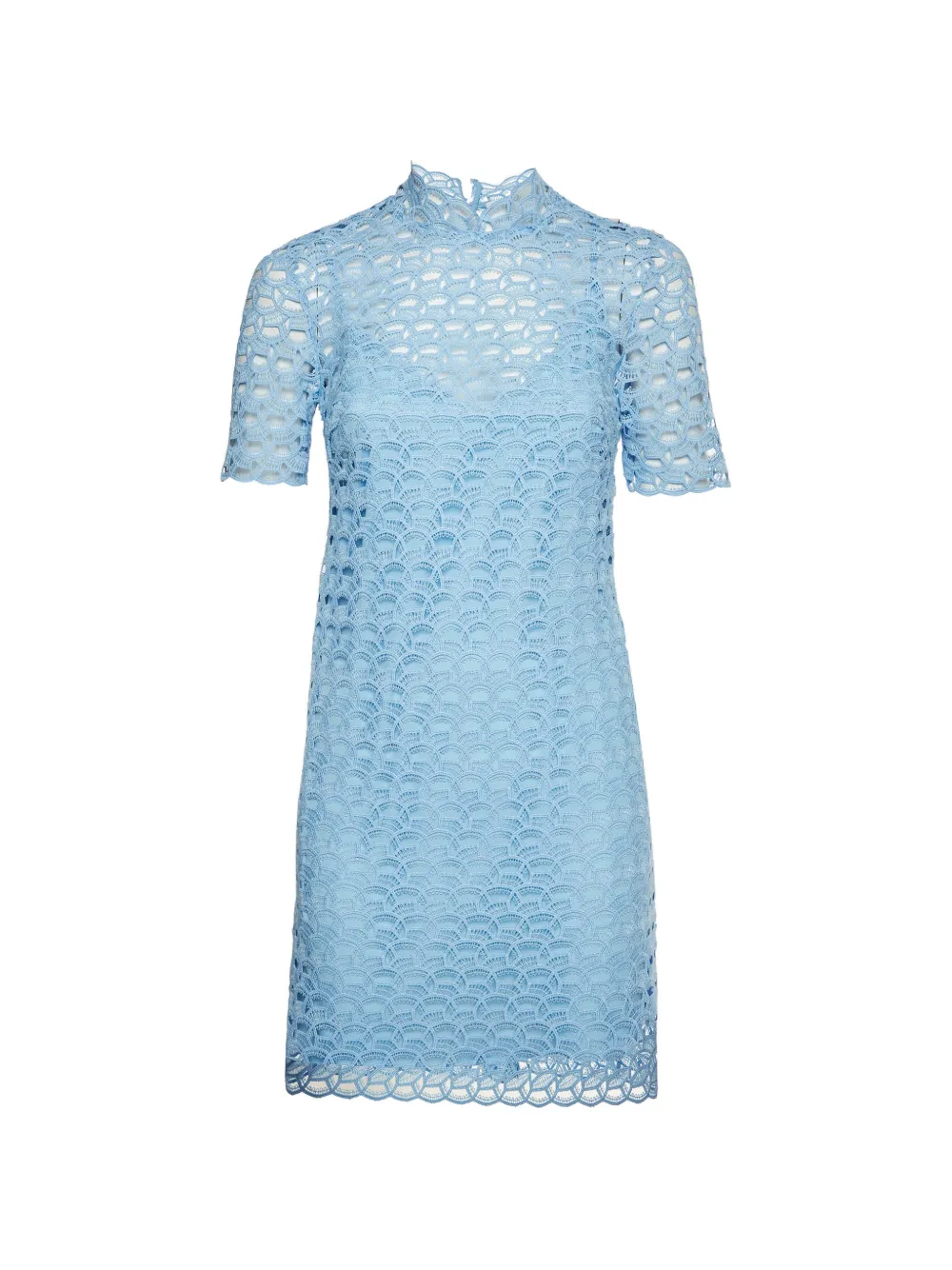 SANDRO Minikleid mit Schnürung - Blau