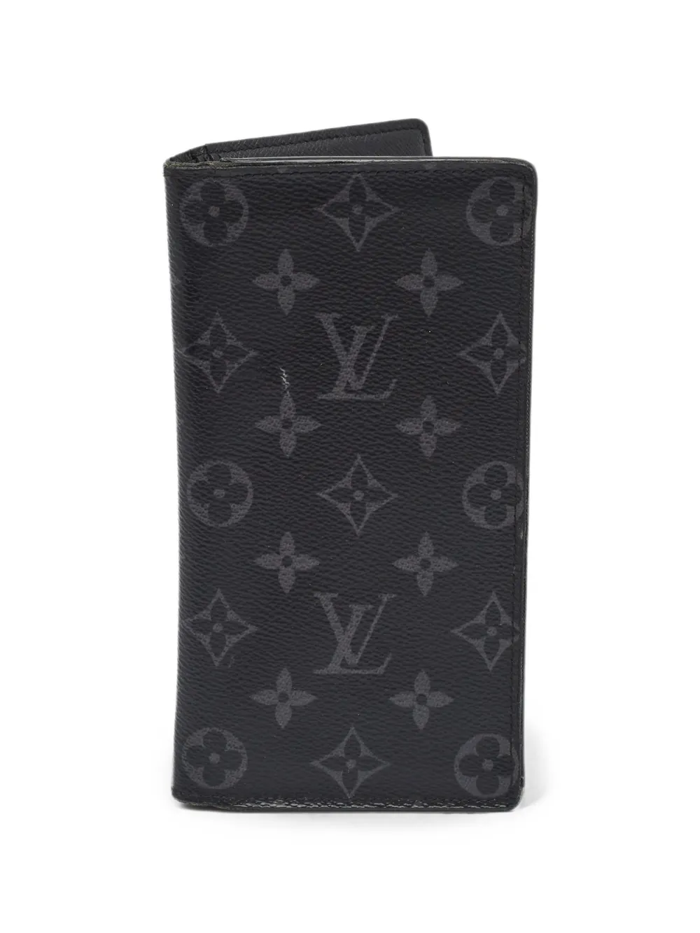 Louis Vuitton Pre-Owned Brazza Monogram Eclipse wallet - Nero