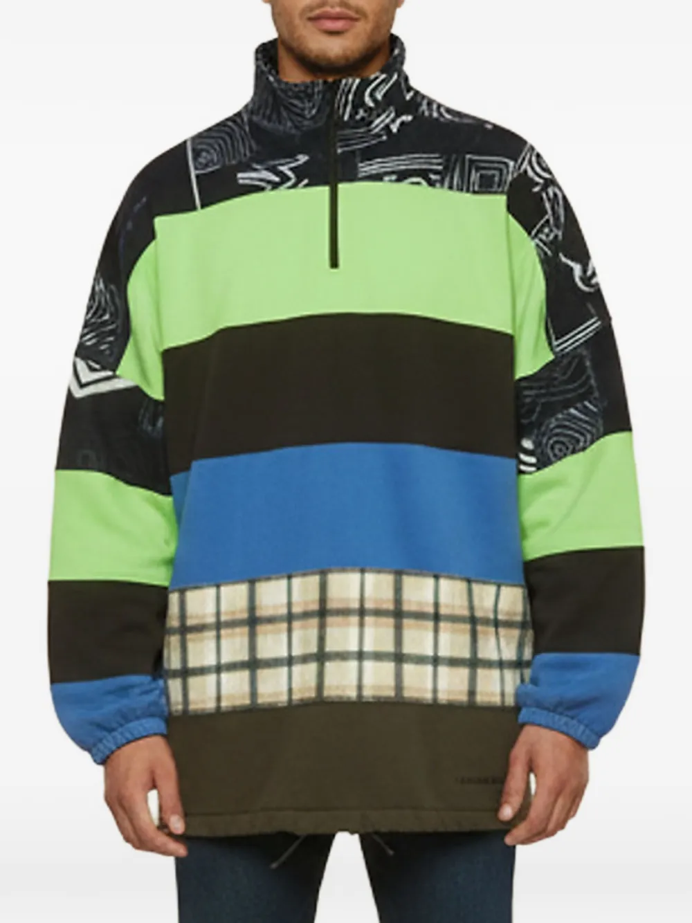 Balenciaga Pre-Owned quarter-zip sweatshirt - Schwarz