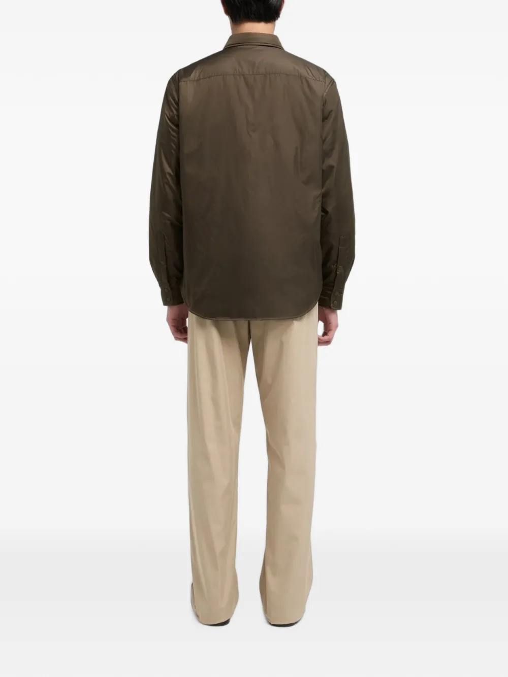 ASPESI Shirtjack met opgestikte zak Groen