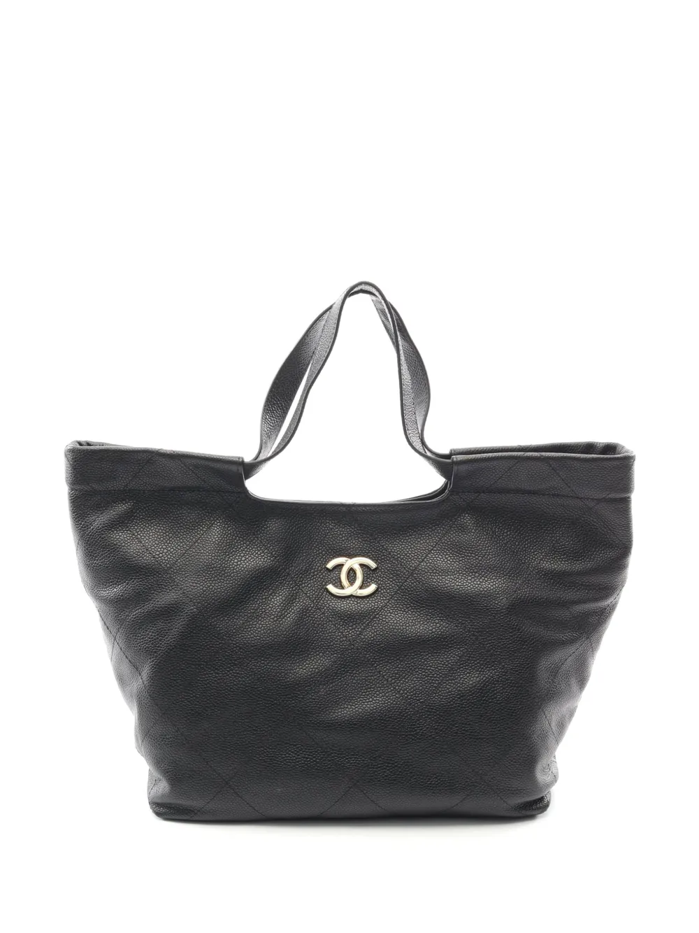 CHANEL Pre-Owned Borsa tote CC trapuntata 2021-2026 - Nero