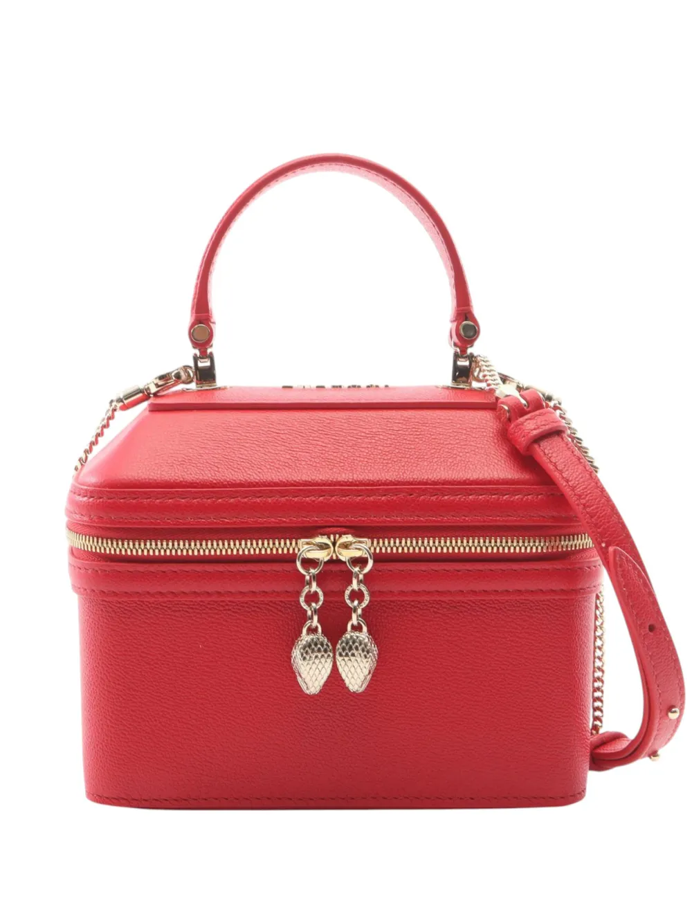 Bvlgari Pre-Owned Trousse Serpenti Forever in pelle 2010-2026 - Rosso