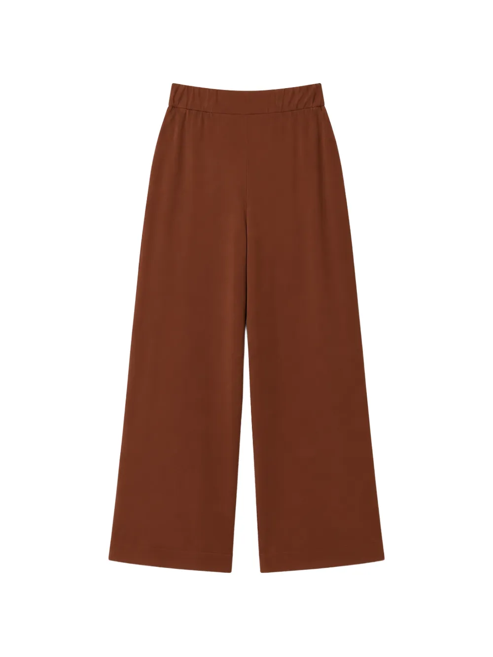 Max Mara elasticated-waist wide-leg trousers - Brown