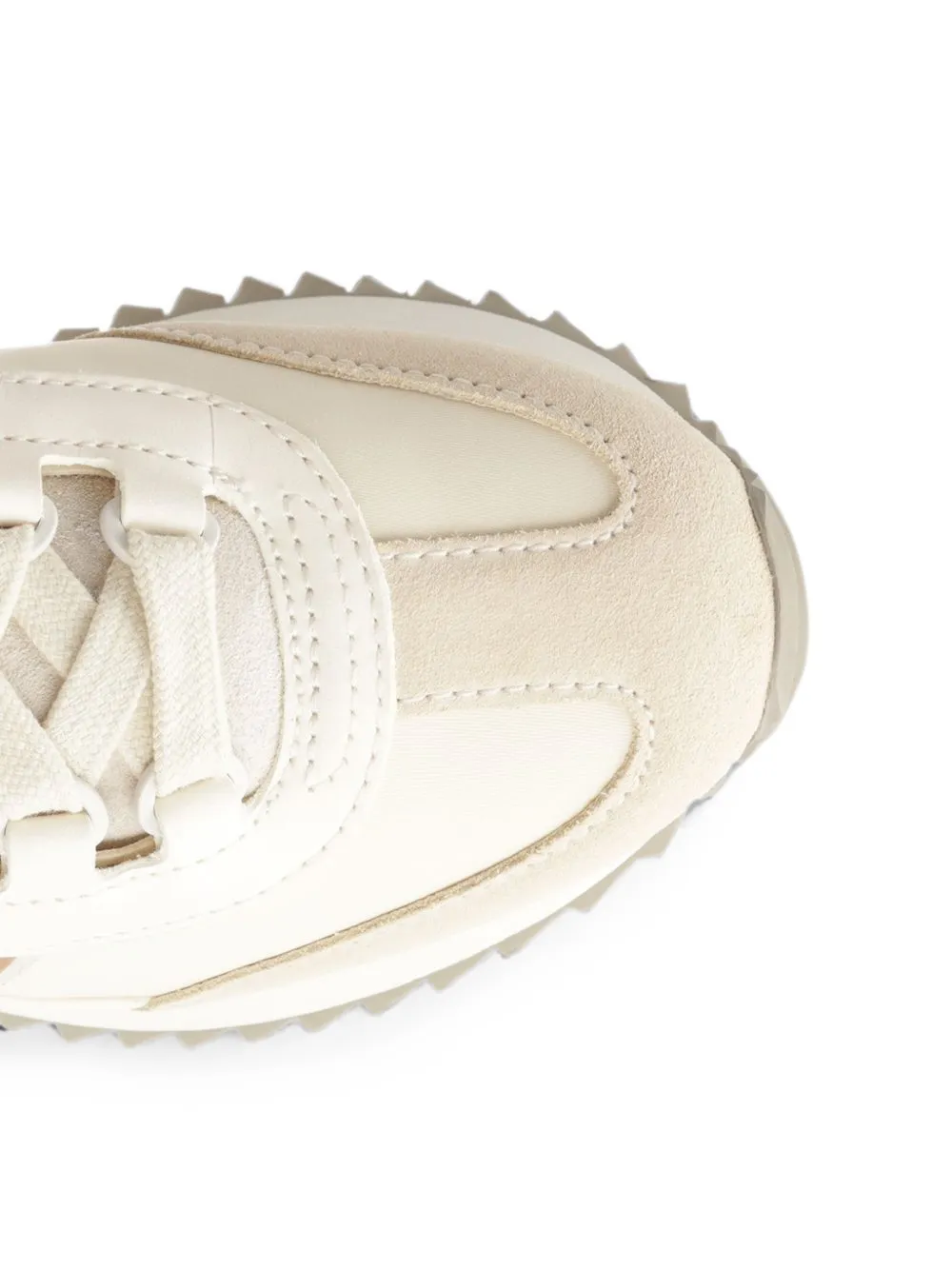 Moncler Pacey2 panelled low-top sneakers Beige