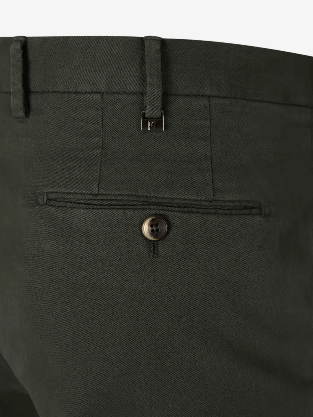 PT Torino Slim-fit broek Groen