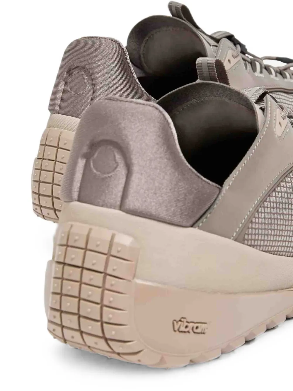 Moncler logo-embossed Vibram sneakers Beige