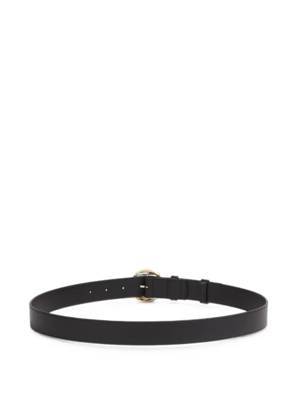 Jacquemus Salon leren riem Zwart