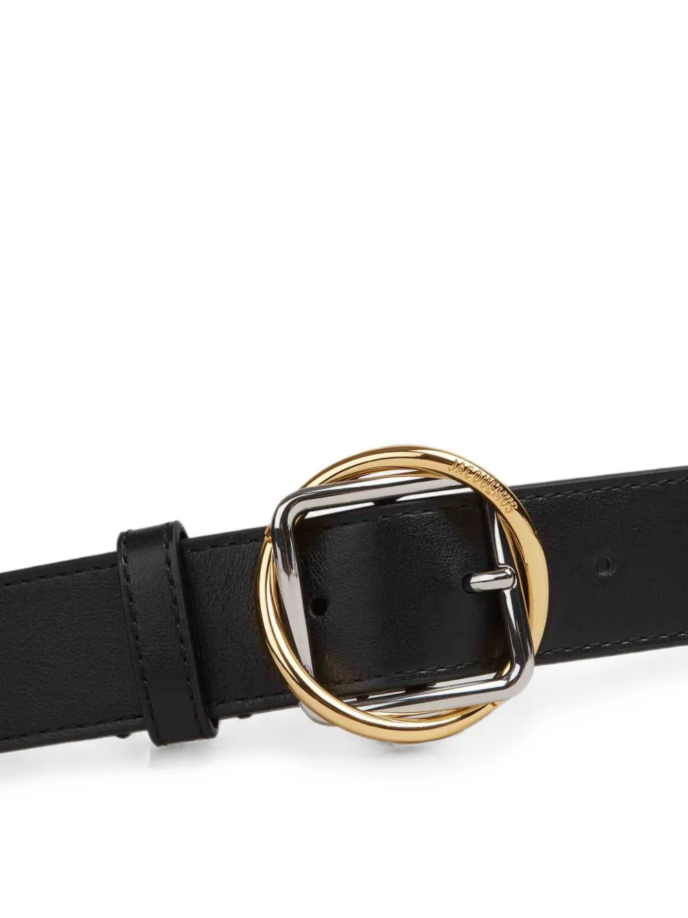 Jacquemus Salon leren riem Zwart