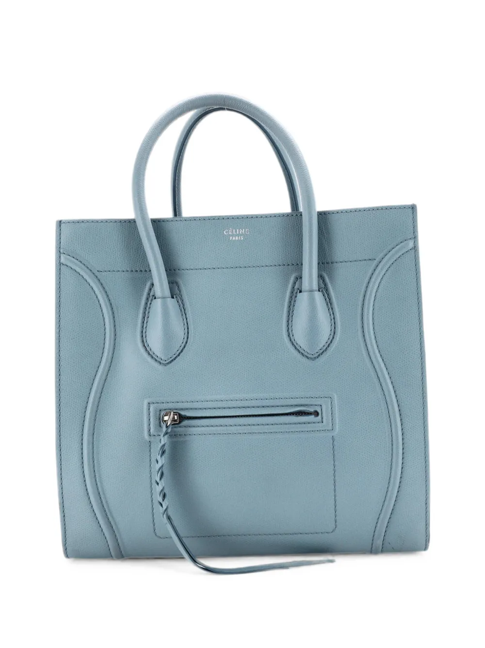 Celine Pre-Owned Phantom Bag Grainy Leather Medium tote bag - Blue