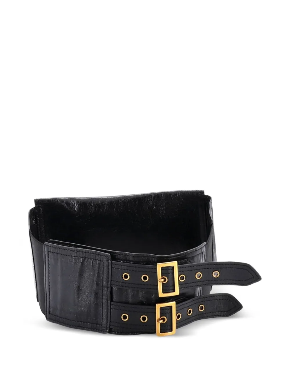 Christian Dior Pre-Owned サドル ダブルバックル ベルトバッグ