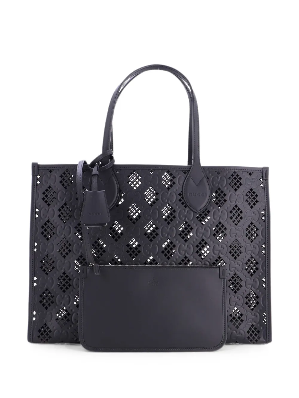 Gucci Pre-Owned Borsa tote GG media - Nero
