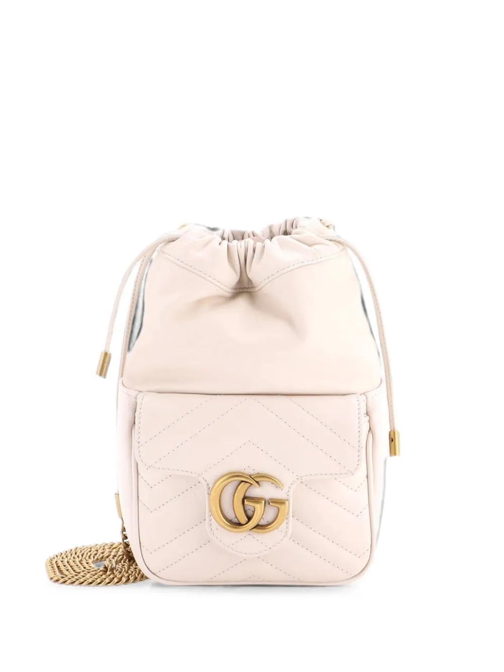 Gucci Pre-Owned Borsa a tracolla GG Marmont mini - Bianco