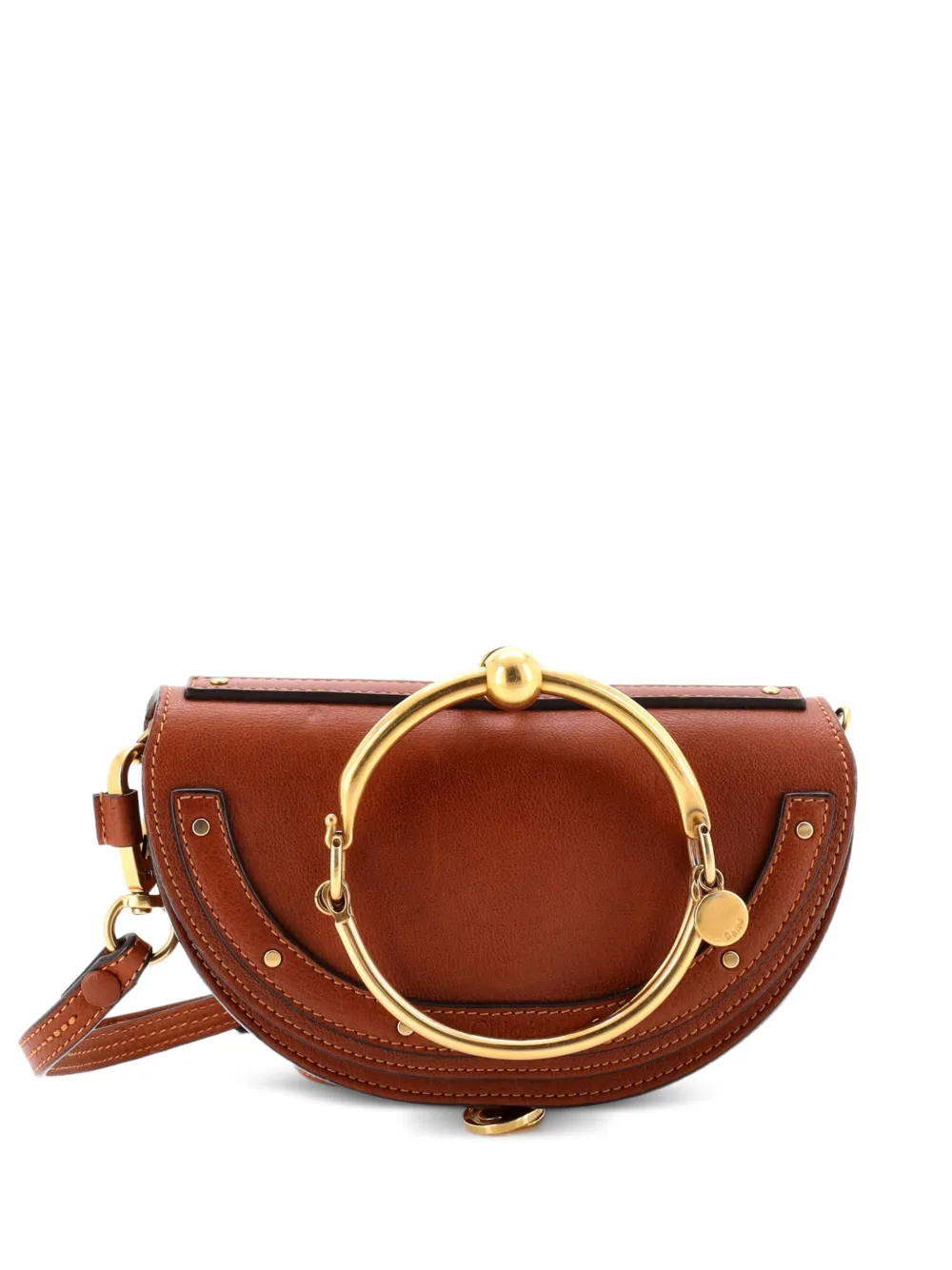 Chloé Pre-Owned Borsa a tracolla Nile mini in pelle - Marrone