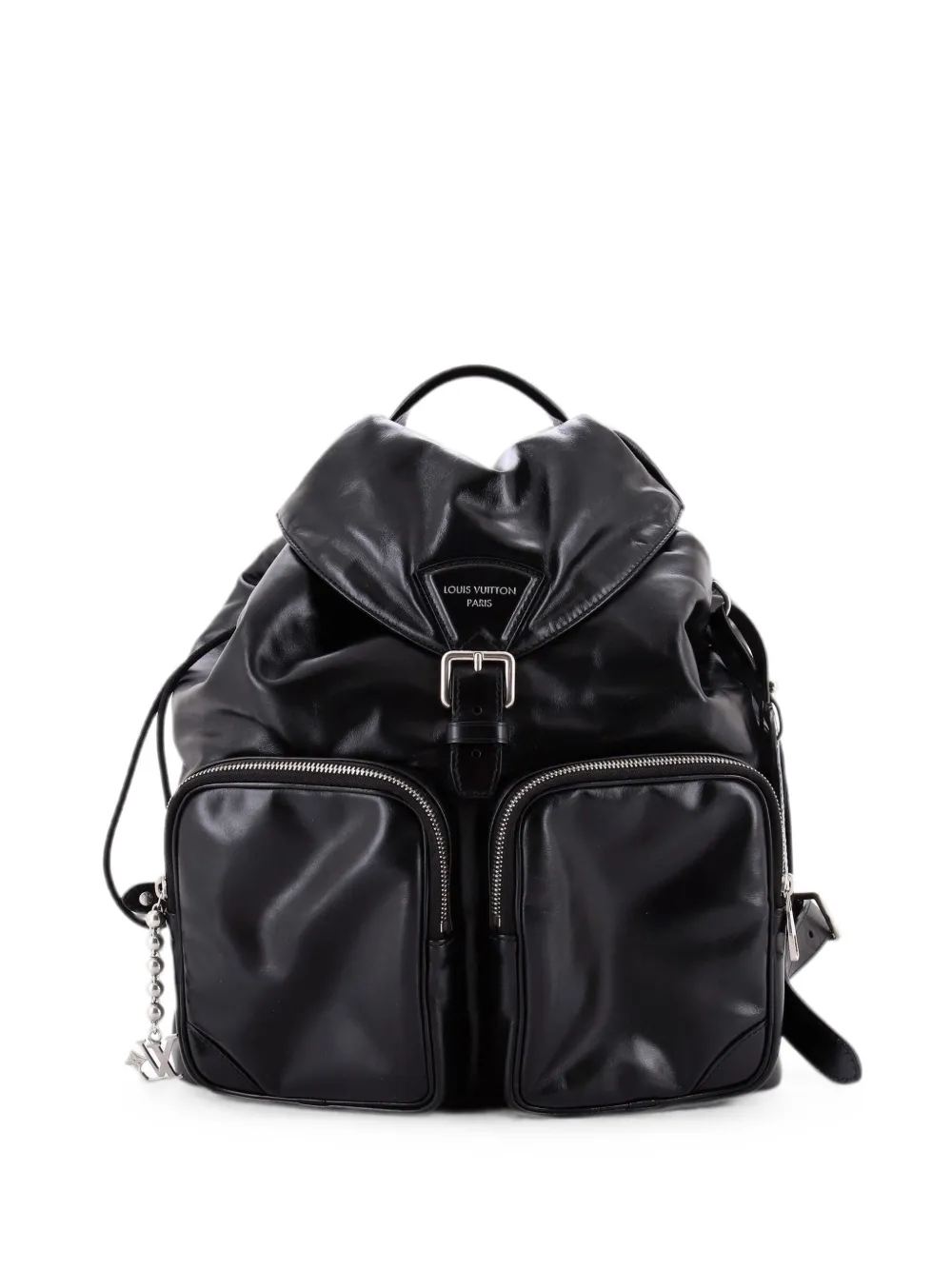 Louis Vuitton Pre-Owned Zaino Montsouris in pelle - Nero