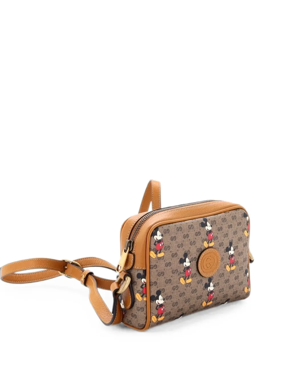 Gucci Pre-Owned Borsa a tracolla Disney Mickey Mouse mini - Marrone