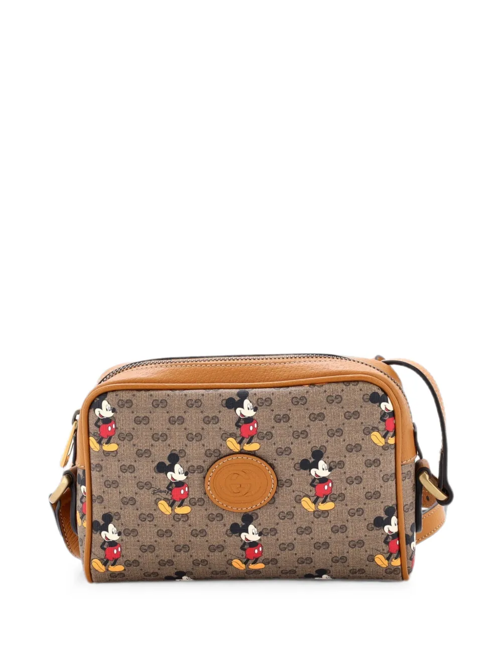 Gucci Pre-Owned Borsa a tracolla Disney Mickey Mouse mini - Marrone