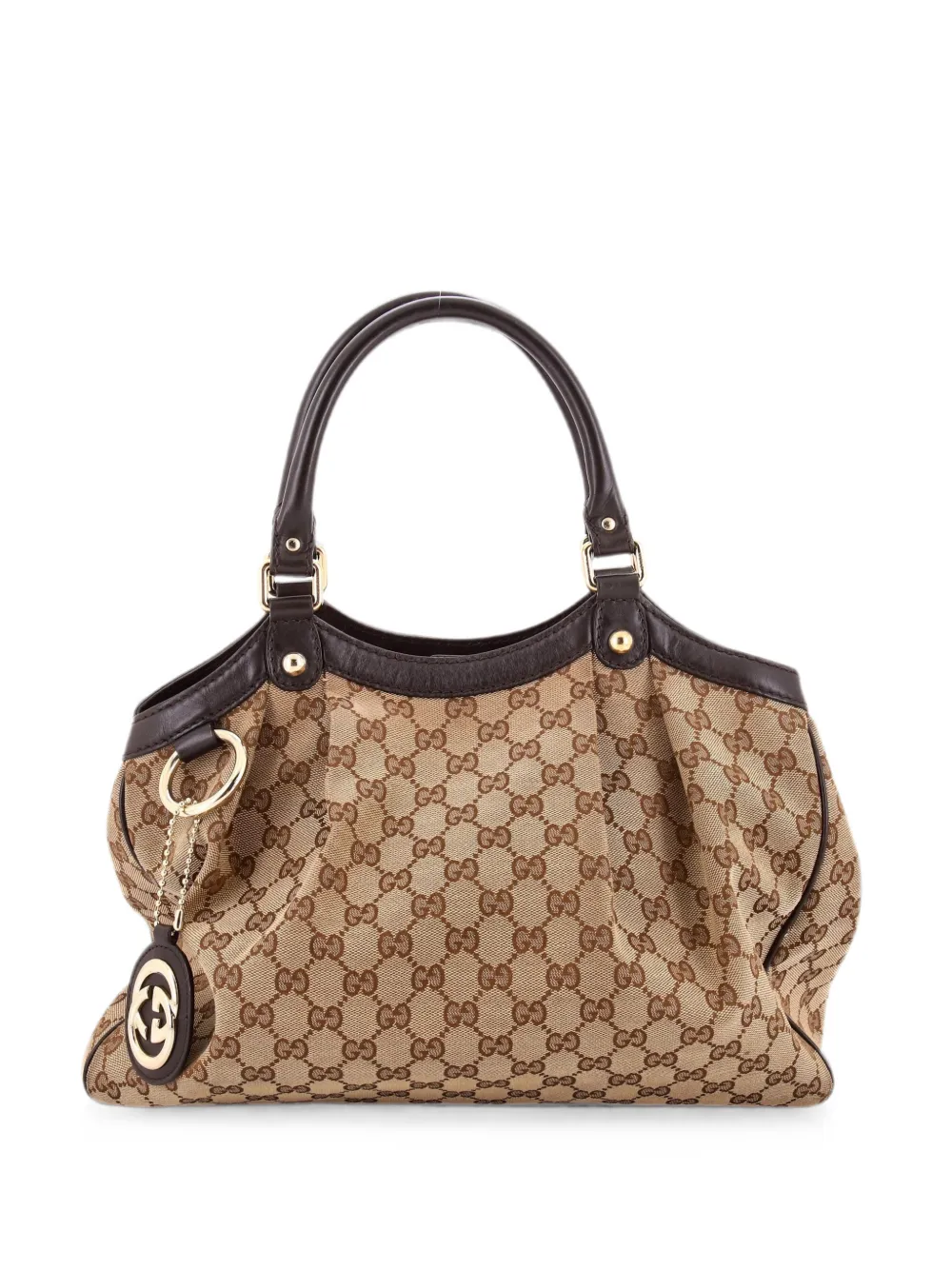 Gucci Pre-Owned Mittelgroßer Sukey GG Canvas-Tote Bag - Braun