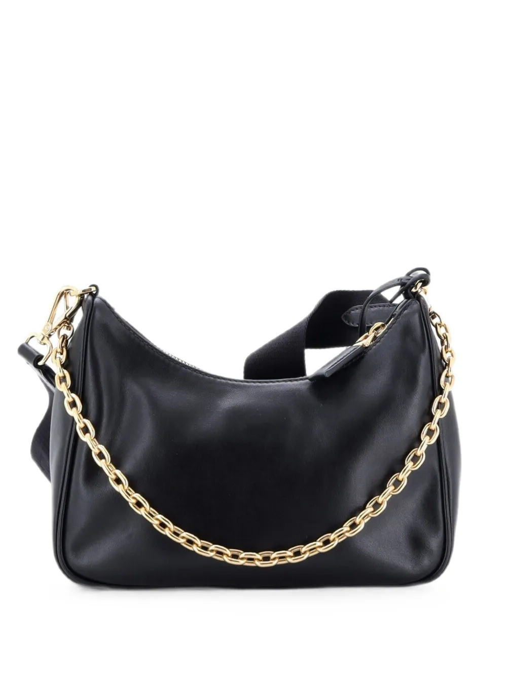 Prada Pre-Owned Borsa a tracolla Re-Edition piccola in pelle di vitello morbida 2005 - Nero