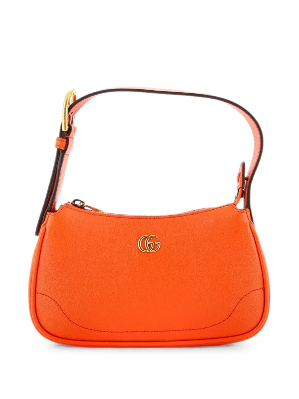 Gucci Pre-Owned Borsa a spalla Aphrodite mini in pelle - Arancione
