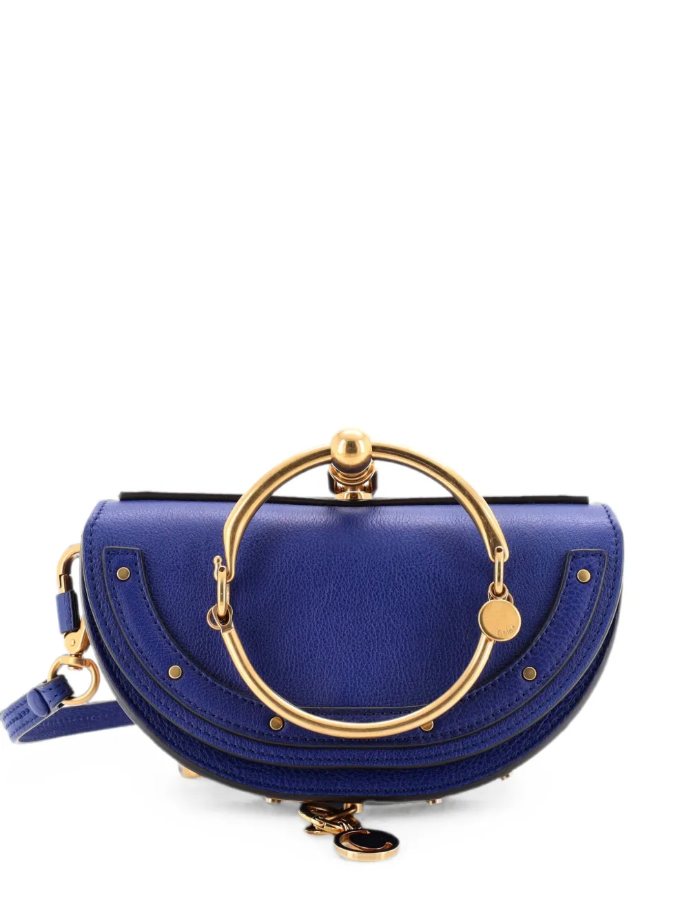 Chloé Pre-Owned Nile Leather Mini crossbody bag - Blue