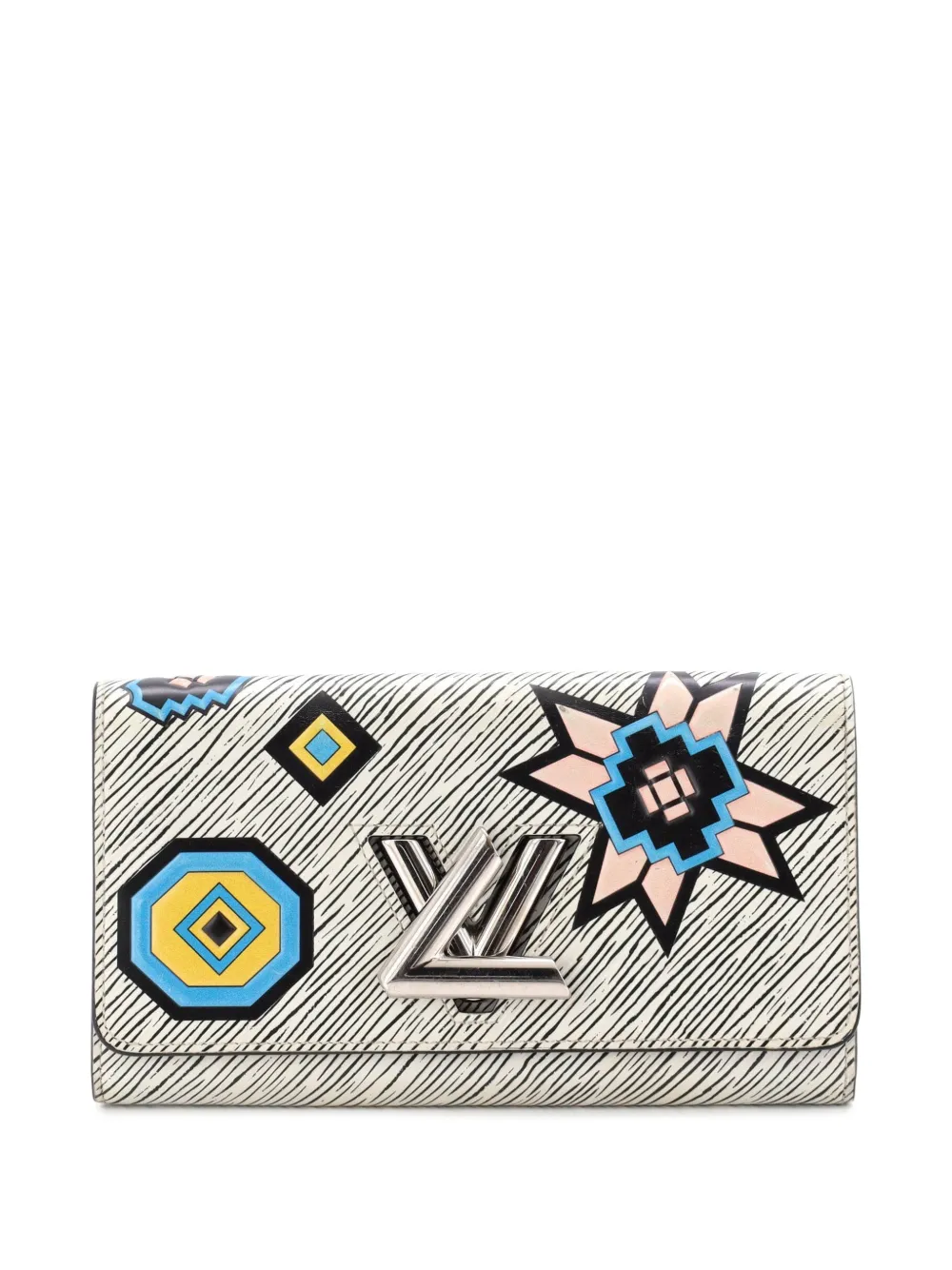 Louis Vuitton Pre-Owned Twist Wallet Limited Edition Printed Epi Leather small wallets - Blue