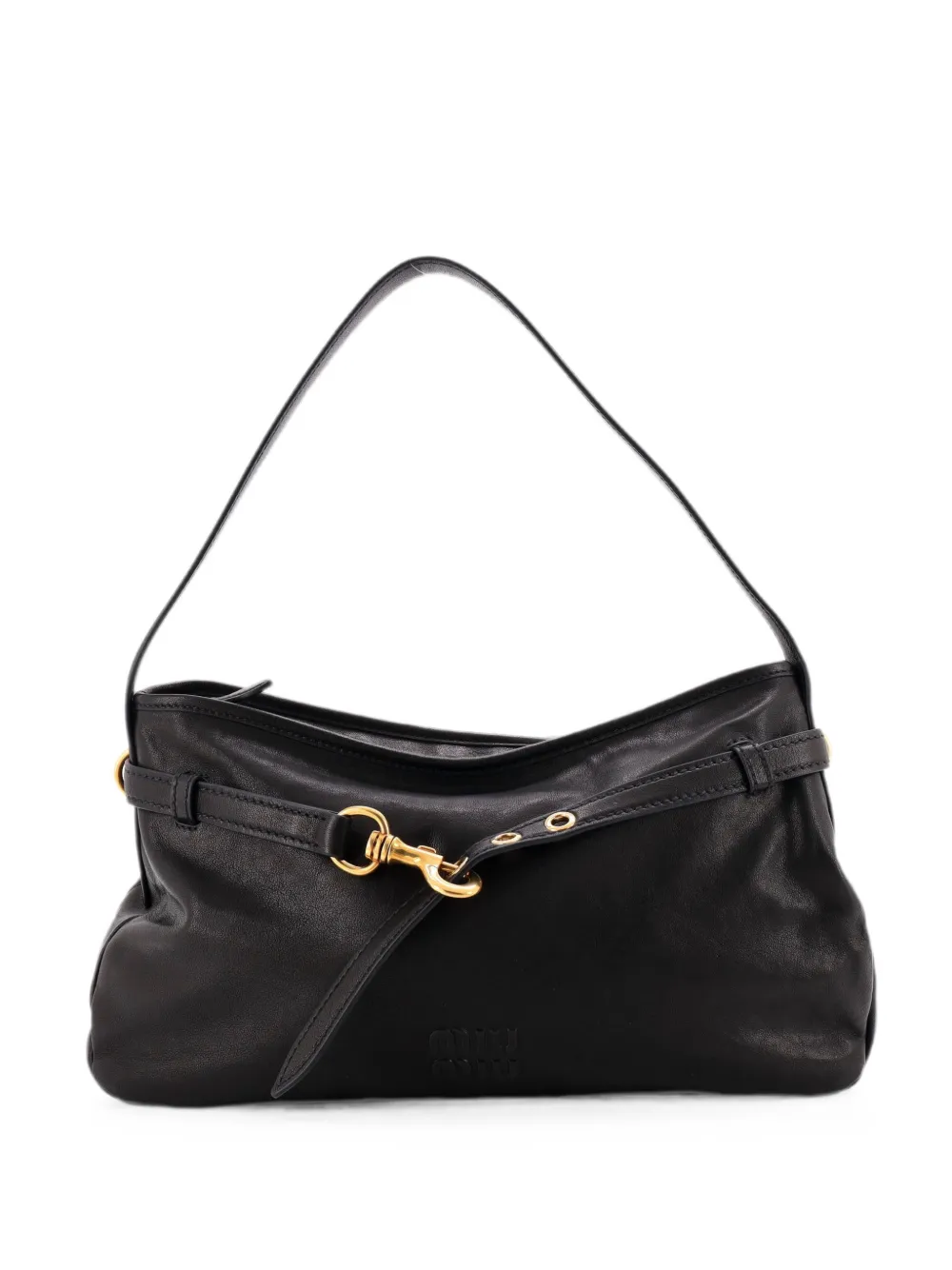 Miu Miu Pre-Owned Borsa a spalla Aventure in pelle - Nero